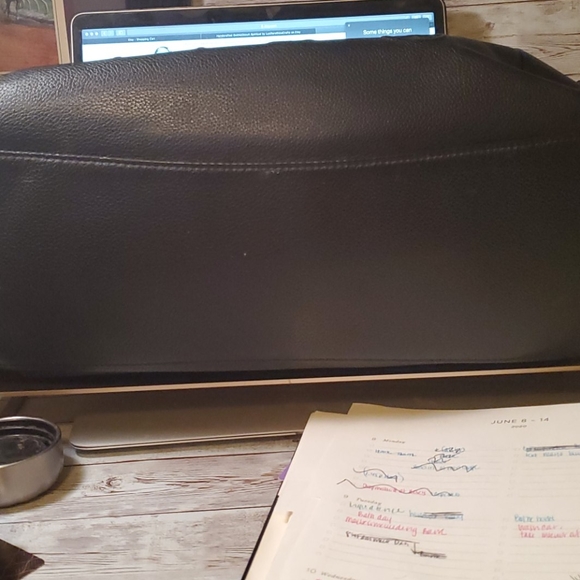 Large coach Edie carriage embossed Satchel - Picture 2 of 4